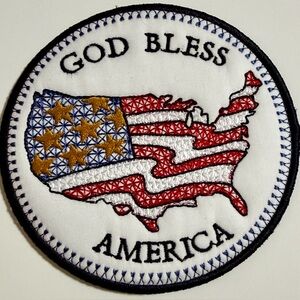 Patriotic Embroidered Coaster